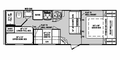 2011 R-Vision Super Sport SS-27BH floorplan