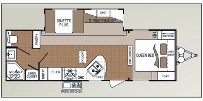 2011 Dutchmen Colorado 260RB floorplan