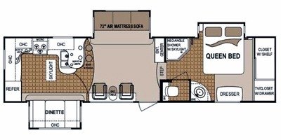 2011 Dutchmen Colorado 310RG-FW floorplan