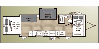 2011 Dutchmen Aerolite 255KSSL floorplan