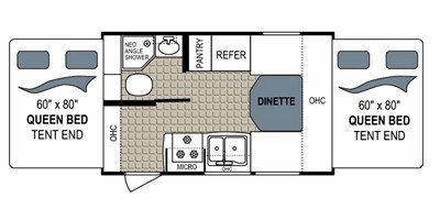 2011 Dutchmen Aerolite 165E floorplan