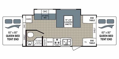 2011 Dutchmen Kodiak 210ES floorplan