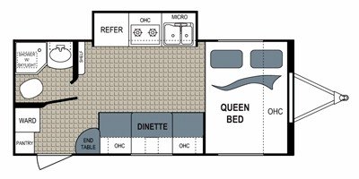 2011 Dutchmen Kodiak 177QBSL floorplan