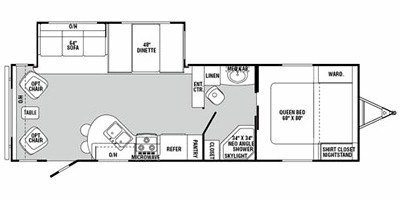 2011 R-Vision Onyx 29 RLSXL floorplan