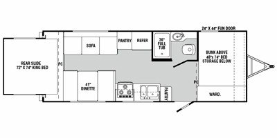 2011 R-Vision Onyx 24 RS floorplan