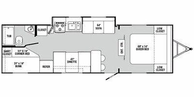 2011 R-Vision Onyx 28 BHS floorplan