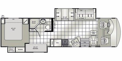 2011 Thor Motor Coach Daybreak 35BD floorplan