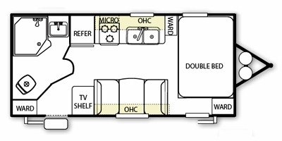 2011 Forest River Wildwood X-Lite T20RBXL floorplan