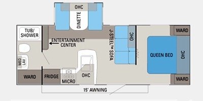 2011 Jayco Jay Flight 24 FBS floorplan