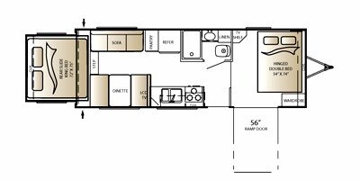 2011 Keystone Outback 230RS floorplan