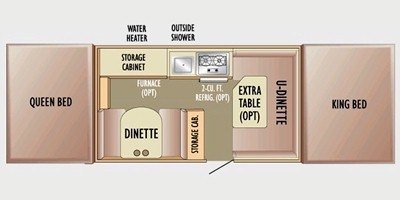 2011 Jayco Jay Series 1207 floorplan