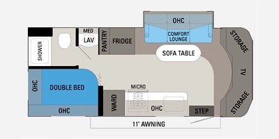 2011 Jayco Melbourne 24E floorplan