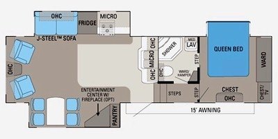 2011 Jayco Eagle Super Lite 31.5 RLTS floorplan