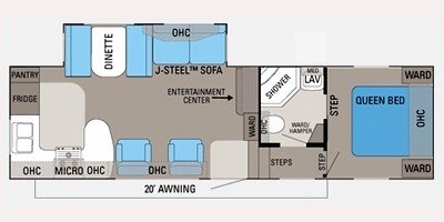 2011 Jayco Eagle Super Lite 29.5 RKS floorplan