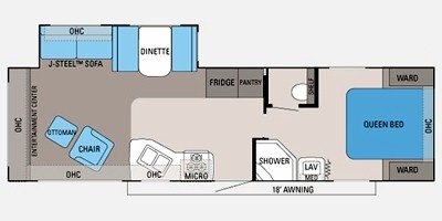 2011 Jayco Eagle Super Lite 318 RLS floorplan