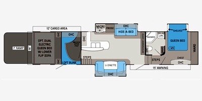 2011 Jayco Recon ZX 39C floorplan