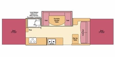 2011 Coleman Highlander Series Avalon floorplan