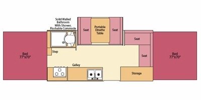 2011 Coleman Highlander Series Niagara floorplan