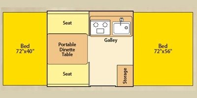 2011 Coleman Evolution Series Cobalt floorplan