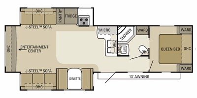 2011 Starcraft Autumn Ridge 336RESA floorplan