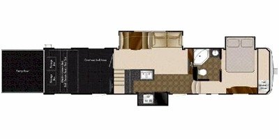 2011 Heartland Road Warrior 365 floorplan