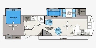 2011 Jayco Jay Flight Bungalow 40 FKS floorplan