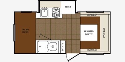 2011 Prime Time Manufacturing Tracer Micro 182 BHS floorplan