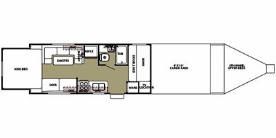 2011 Forest River Wolf Pack F215WP floorplan