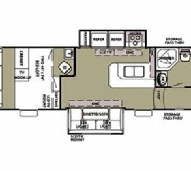 2011 Forest River Wolf Pack F376WP floorplan