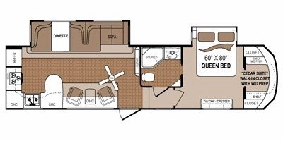 2011 Dutchmen Komfort 2920FRK floorplan