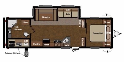 2011 Keystone Springdale 295RB-SSR floorplan