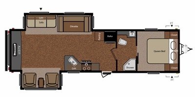 2011 Keystone Springdale 311RE-SSR floorplan