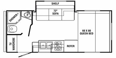 2011 Holiday Rambler Ion® 177SS floorplan