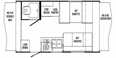 2011 Holiday Rambler Ion® 187E floorplan