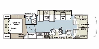 2011 Forest River Forester 3101SS floorplan