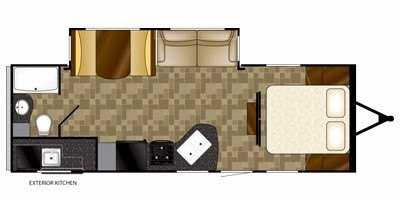 2011 Heartland North Country Trail Runner Edition NC 26 BHS floorplan