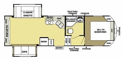 2011 Forest River Salem Hemisphere Lite 276REDS floorplan