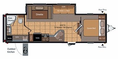 2012 Keystone Hornet (Platinum Edition) 27RBS floorplan