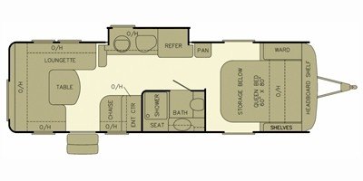 2012 EverGreen Element ET26 SRL floorplan