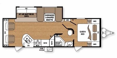 2012 Dutchmen Coleman® CTU289RL floorplan
