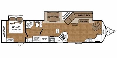 2012 Dutchmen Dutchmen Destination 405FLDS floorplan