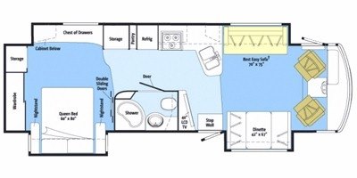 2012 Itasca Suncruiser 35P floorplan