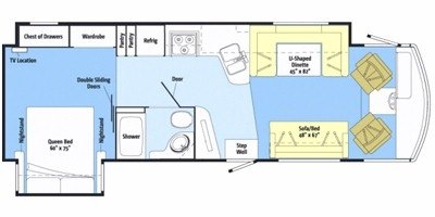 2012 Itasca Suncruiser 32H floorplan