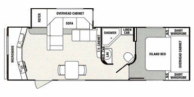 2012 Winnebago ONE 26RK floorplan