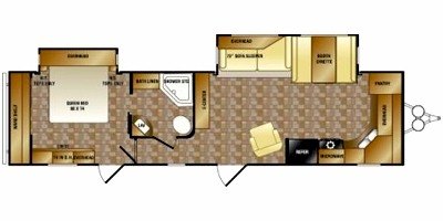 2012 CrossRoads Zinger ZT33FK floorplan