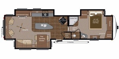 2012 Keystone Montana (Big Sky Edition) 3580RL floorplan
