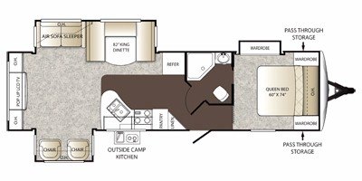 2012 Keystone Outback 298RE floorplan