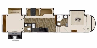 2012 Heartland ElkRidge 37 Ultimate floorplan