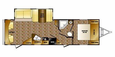 2012 CrossRoads Sunset Trail ST29RL floorplan