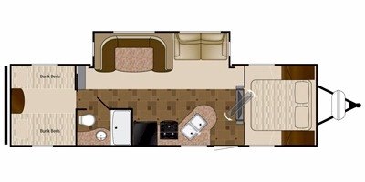 2012 Heartland Prowler 297P BHS floorplan